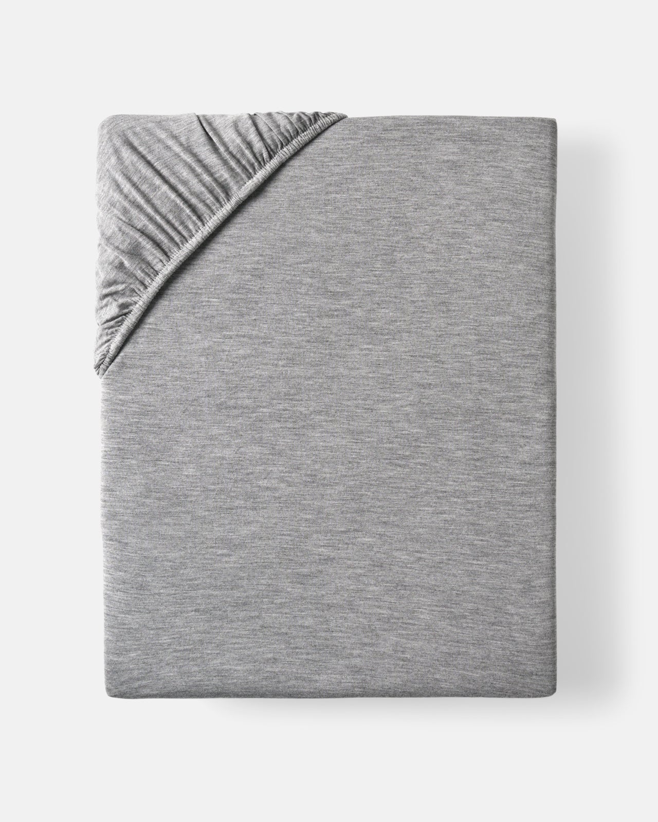 Heather Gray Fitted Crib Sheet