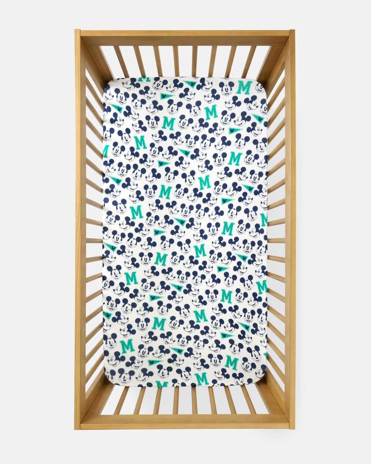 Disney Varsity Mickey Mouse Fitted Crib Sheet