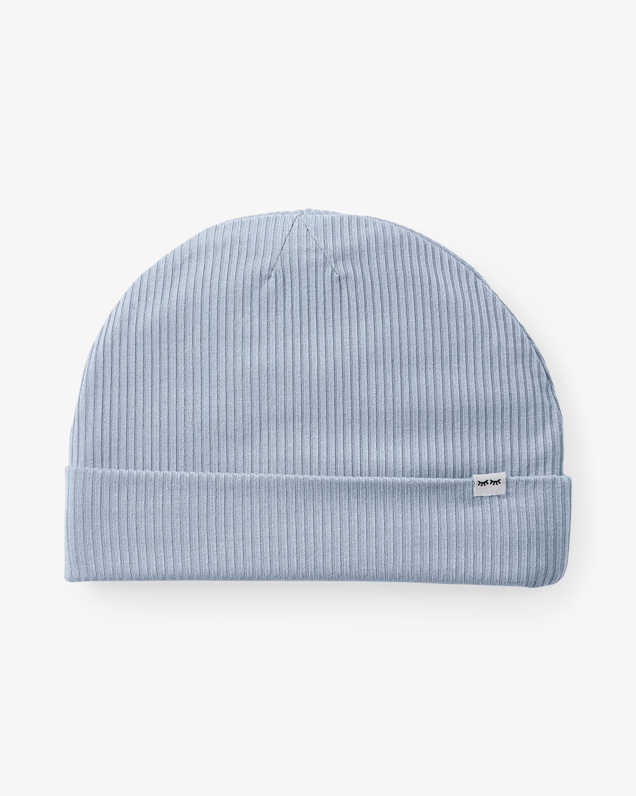 Light Fog Ribbed Infant Beanie