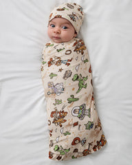 Disney & Pixar Woody's Wild West Swaddle & Beanie Set
