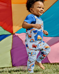Rainbow Trucks Overall Set