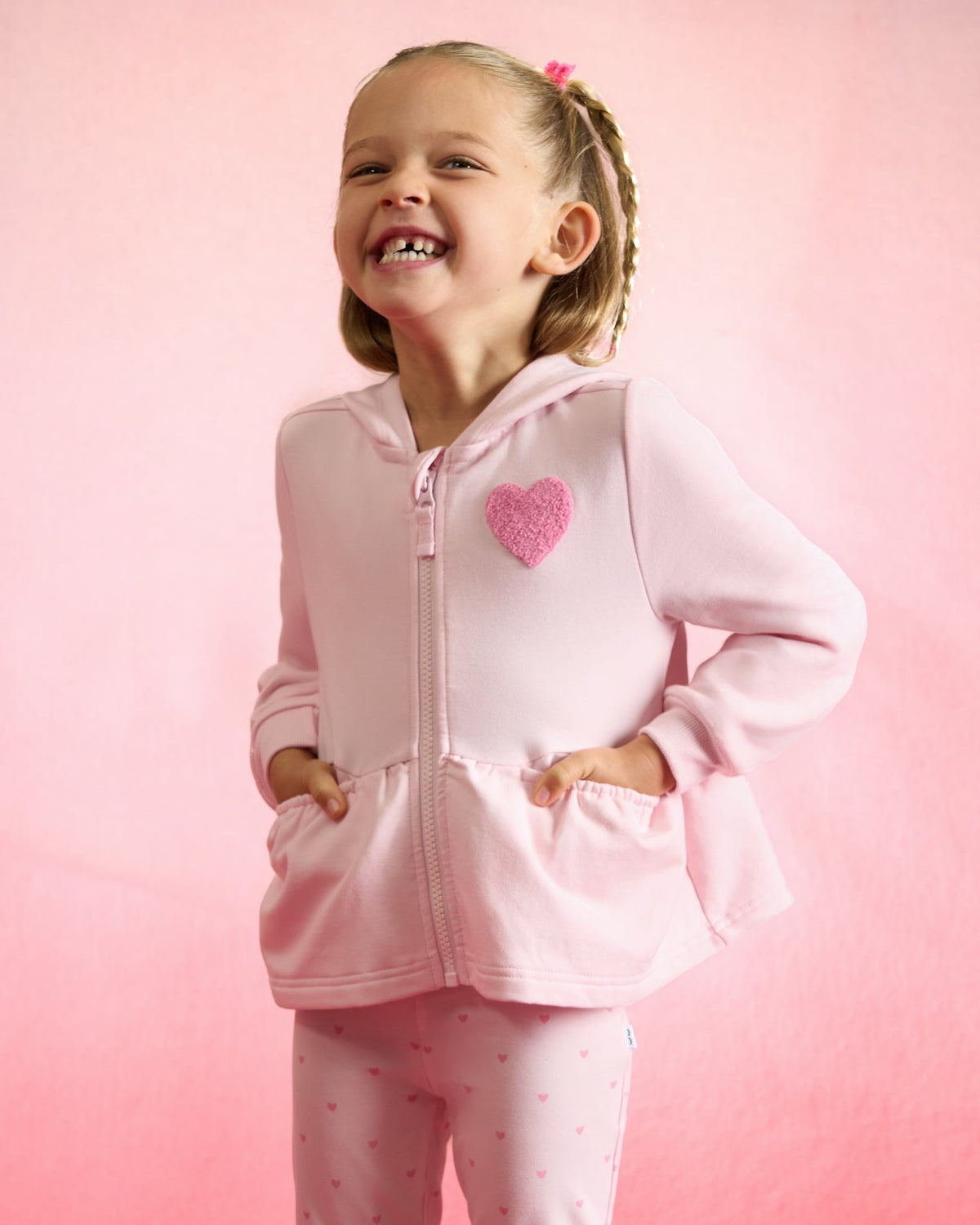 Little Love Flare Zip Hoodie