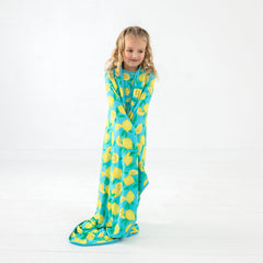 Blue Sunny Citrus Large Cloud Blanket®