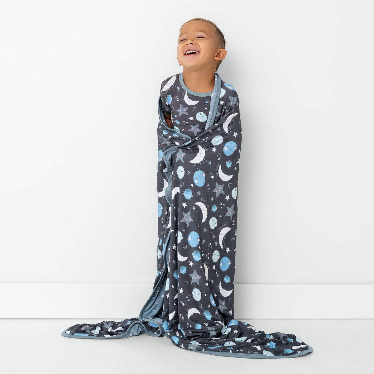 Blue To the Moon & Back Large Cloud Blanket®