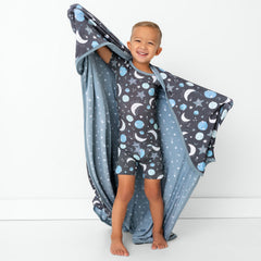 Blue To the Moon & Back Large Cloud Blanket®