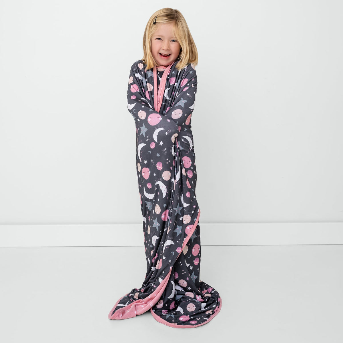 Pink To the Moon & Back Large Cloud Blanket®