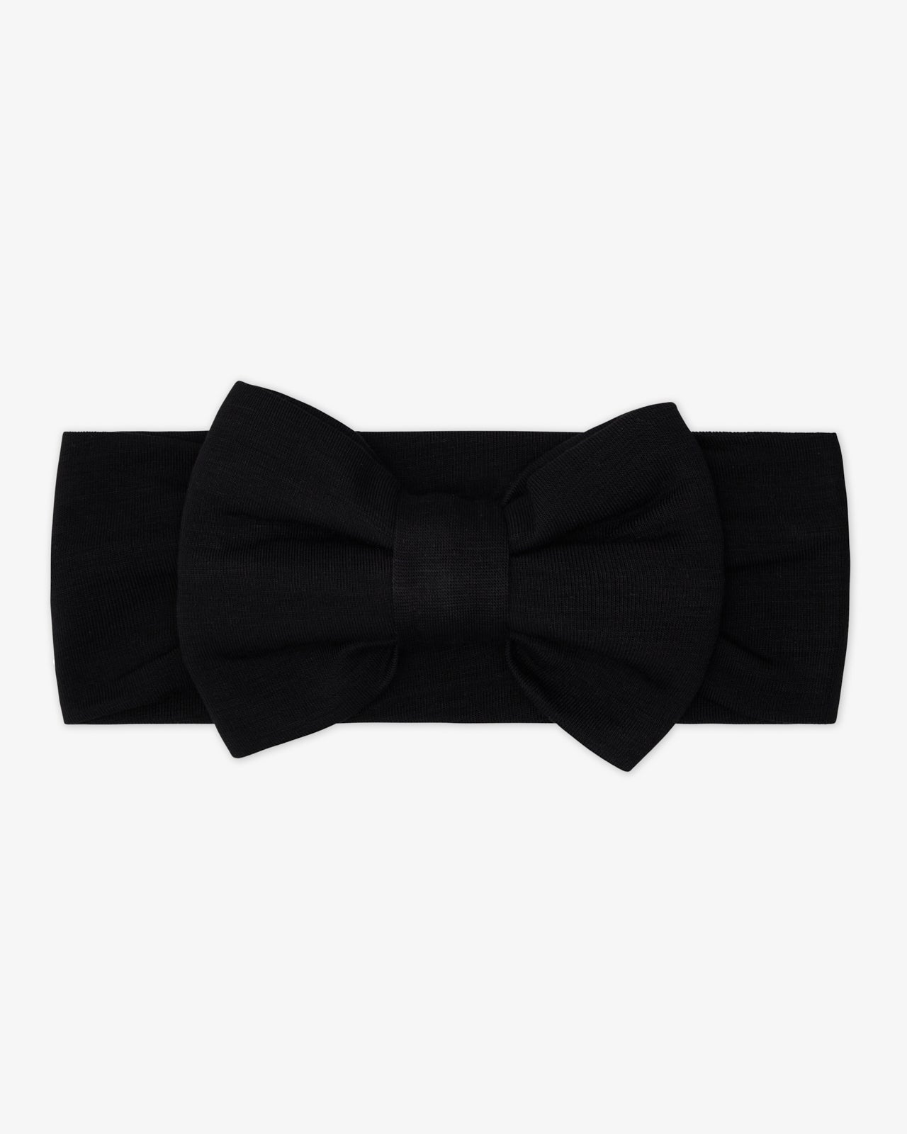 Black Luxe Bow Headband