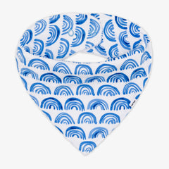 Blue Rainbows Bandana Bib